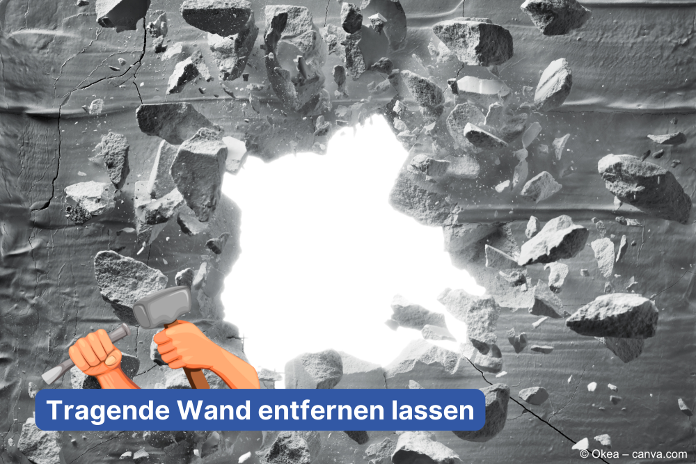 Tragende-Wand-mit-Hammer-und-Meissel-entfernen