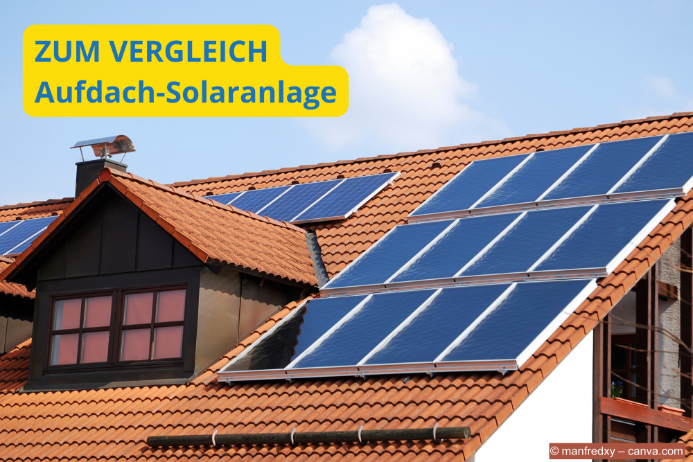 Aufdach-Solaranlage-Beispiel