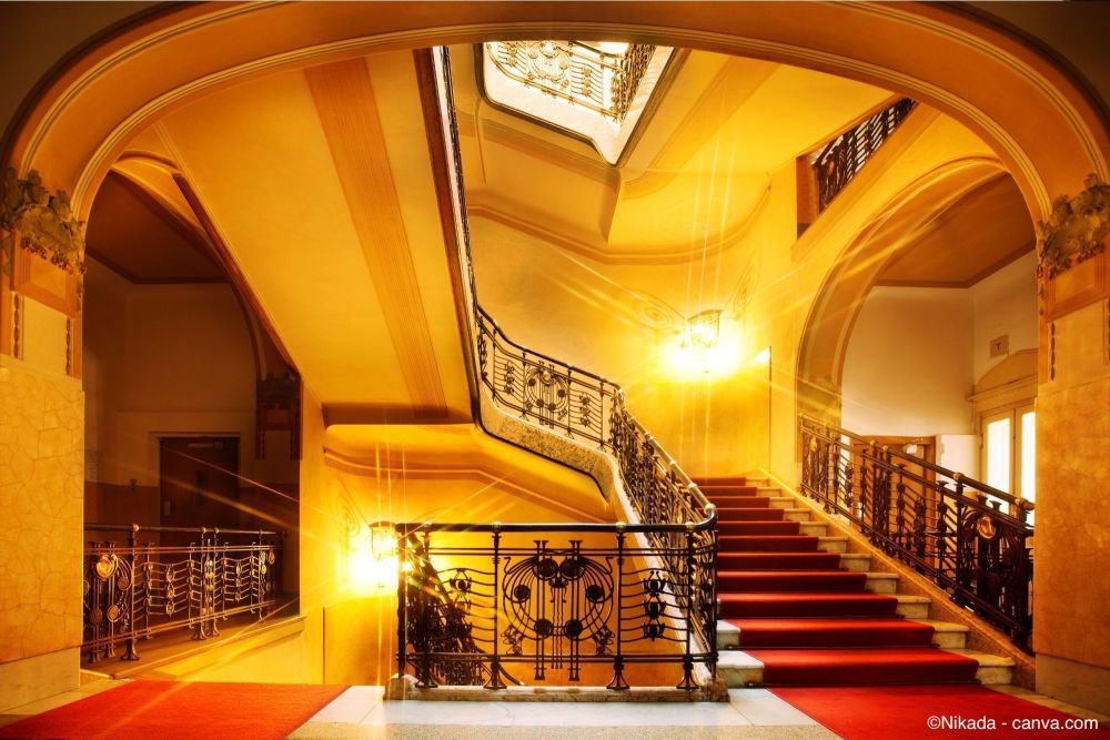 Jugendstil Haus in Prag