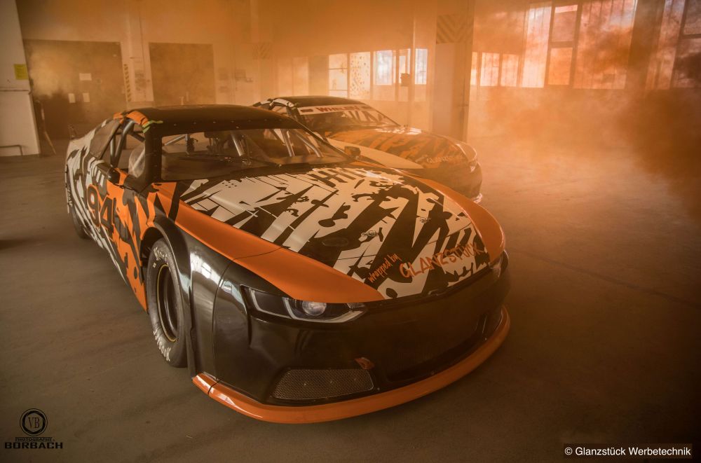 Nascar-Folierung-von-Glanzstück-Werbetechnik