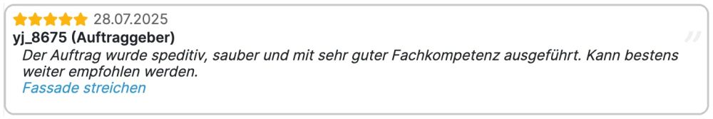 Verifizierte 5-Sterne-Kundenbewertung auf Ofri.ch