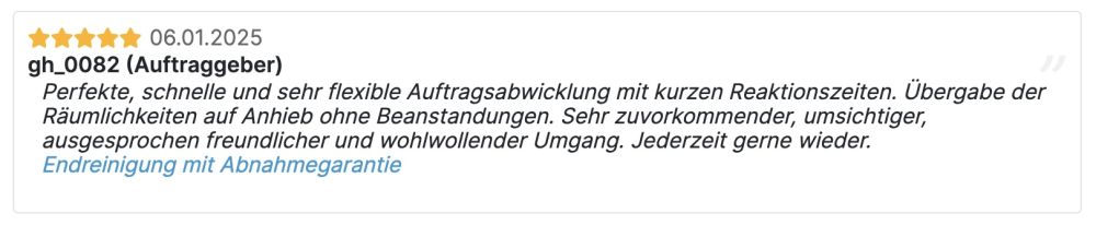 Verifizierte 5-Sterne-Kundenbewertung auf Ofri.ch