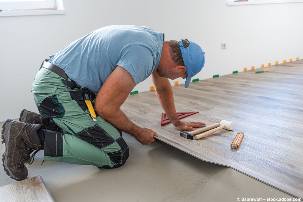 Klick-Vinyl Verlegung