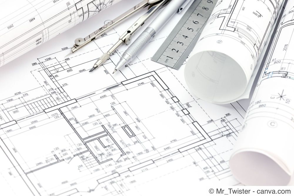 Gebäudevermessung Pläne