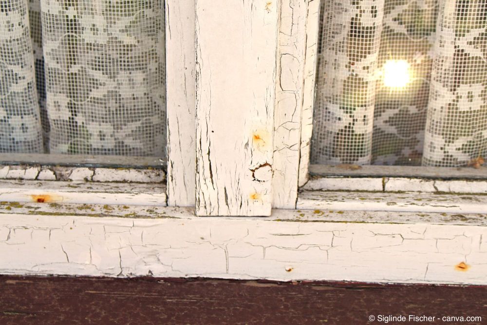 Alter Fensterkitt entfernen