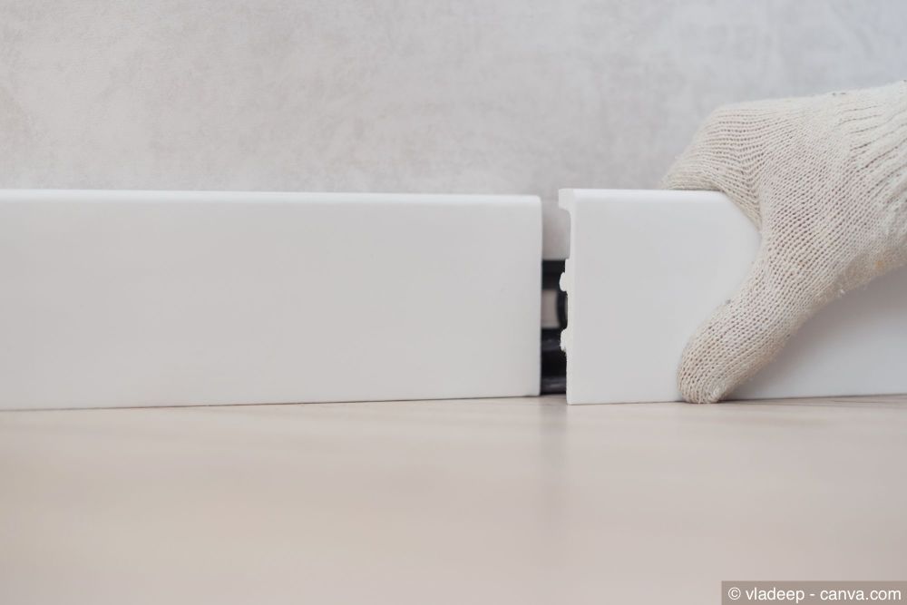 Sockelleisten anbringen