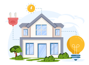 Einfamilienhaus mit Solaranlage