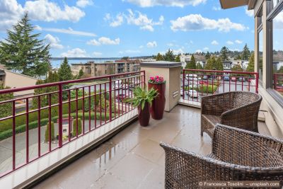 Balkon nach einer professionellen Reinigung