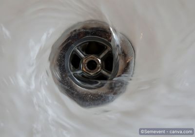 Abfluss vom Waschbecken