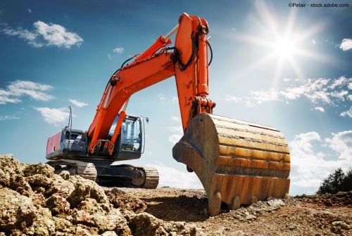 Bagger Abbrucharbeiten