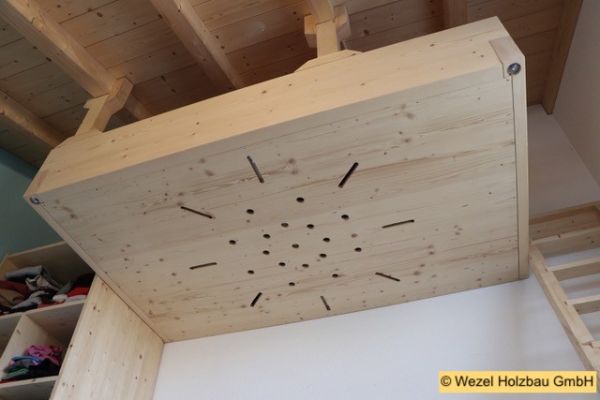 Belüftungsschlitze Hochbett