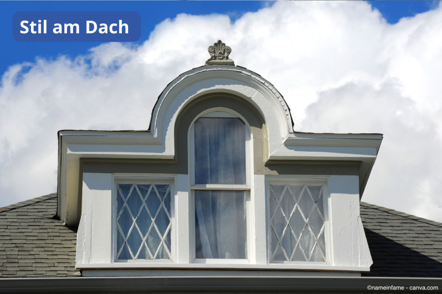 lucarne élégante en blanc