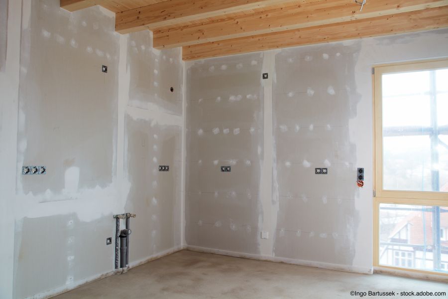 Gipsplatten verputzen