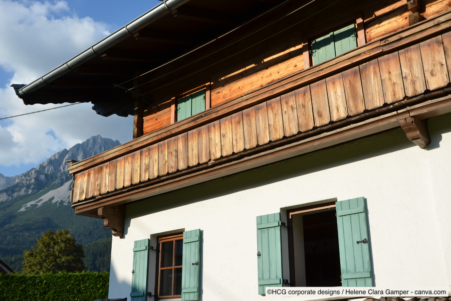 Bauernhaus in der Alpenregion