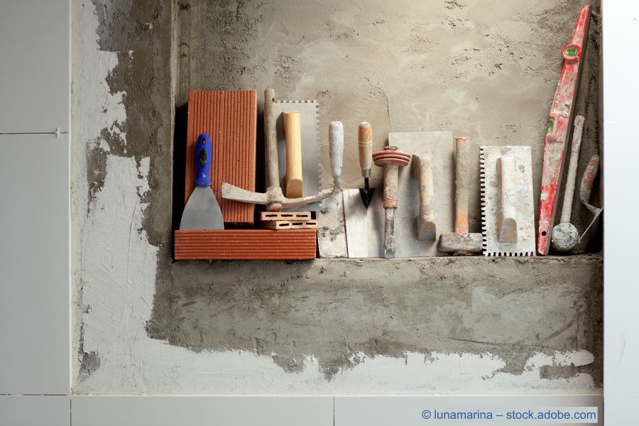 Gipserarbeiten Werkzeuge