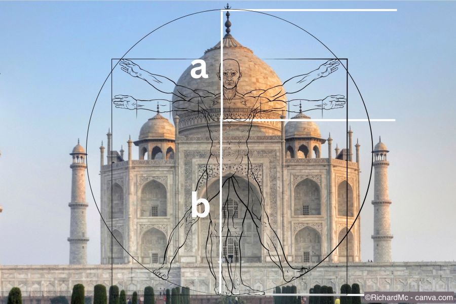 Taj Mahal – goldener Schnitt