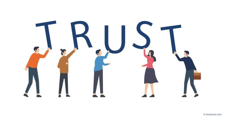 Vertrauensbildung Illustration