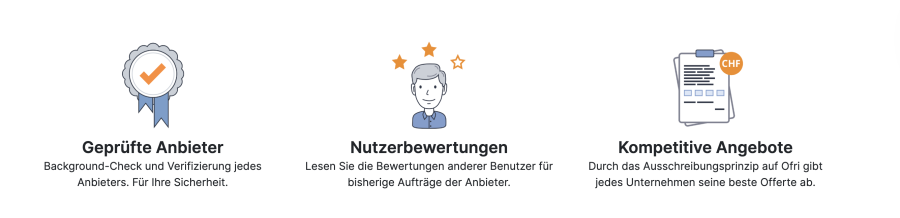 Ofri Vorteile für Auftraggeber