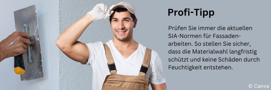 Profi-Tipp: SIA-Normen für Fassadenarbeiten