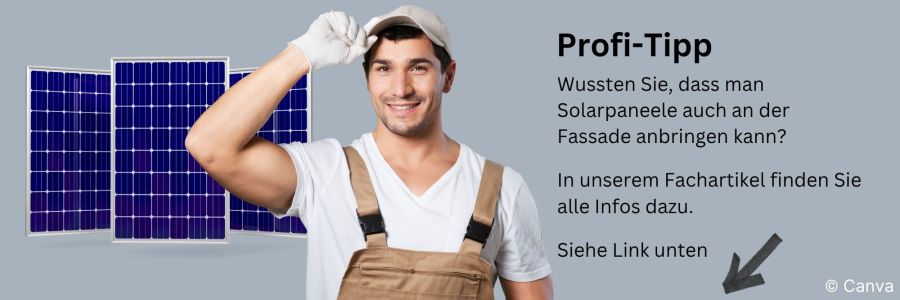 Profi-Tipp: Photovoltaik an der Fassade