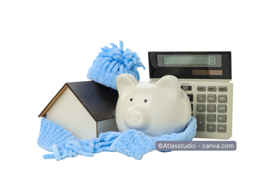 Sparschwein und Taschenrechner