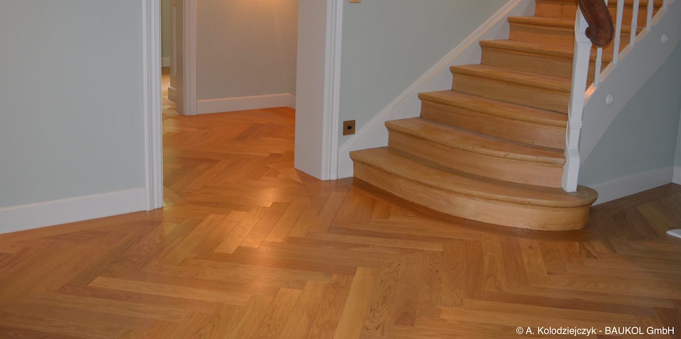 gepflegter Holzboden