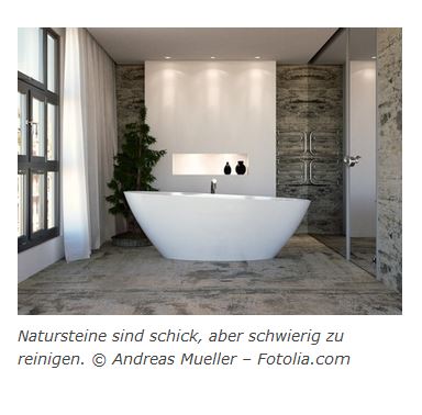 Naturstein im Bad
