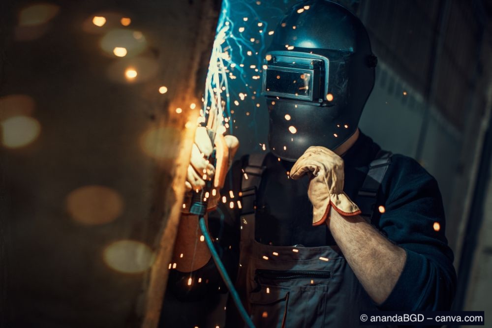 Schweisser-schweisst-Aluguss